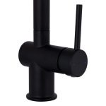 Q-tap Rozcesti з висувним виливом з підключенням для питної води QTROZ366BLM45940 Black Matt - купити в інтернет-магазині Техностар