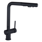 Q-tap Rozcesti з висувним виливом з підключенням для питної води QTROZ367BLM45943 Black Matt - купити в інтернет-магазині Техностар