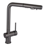 Q-tap Rozcesti з висувним виливом з підключенням для питної води QTROZ367GMB45942 Gunmetal Black PVD - купити в інтернет-магазині Техностар