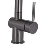 Q-tap Rozcesti з висувним виливом з підключенням для питної води QTROZ367GMB45942 Gunmetal Black PVD - купити в інтернет-магазині Техностар