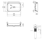 Q-tap Scorpio 550х390х120 Matt Black + PU03  - купити в інтернет-магазині Техностар