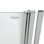 Q-tap Standard CRM407513APR скло Pear 6 мм, 75х130 см, права - купити в інтернет-магазині Техностар