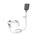 Q-tap Swan Cascada з поворотним виливом (з душовим гарнітуром) QTSWA260CRM45565 Chrome - купити в інтернет-магазині Техностар