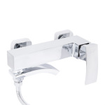 Q-tap Swan Cascada з поворотним виливом (з душовим гарнітуром) QTSWA260CRM45565 Chrome - купити в інтернет-магазині Техностар