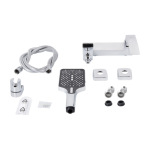 Q-tap Swan Cascada з поворотним виливом (з душовим гарнітуром) QTSWA260CRM45565 Chrome - купити в інтернет-магазині Техностар