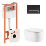 Q-tap Taurus Ultra Quiet + Nest 4 в 1 (лінійна клавіша Matt Black) - купити в інтернет-магазині Техностар
