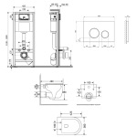 Q-tap Taurus Ultra Quiet 490x360x380 + Nest 4 в 1 (кругла клавіша Chrome) - купити в інтернет-магазині Техностар