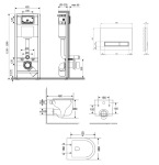 Q-tap Taurus Ultra Quiet 490x360x380 + Nest 4 в 1 (квадратна клавіша Chrome) - купити в інтернет-магазині Техностар