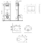 Q-tap Taurus Ultra Quiet 490x360x380 + Nest 4 в 1 (квадратна клавіша Satin) - купити в інтернет-магазині Техностар