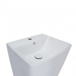 Q-tap Tern 440х380х830mm White з донним клапаном QT1711G302W - купити в інтернет-магазині Техностар