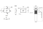 Q-tap Tern накладна прамокутна 610x350x135 мм WHITE + Донний клапан PU02 - купити в інтернет-магазині Техностар