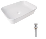 Q-tap Virgo N 560x380x130 White + Pop-up PU02  - купити в інтернет-магазині Техностар