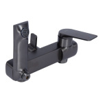 Q-tap Vlasta New на три споживача (з виливом) QTVLA111GMB45651 Gunmetal Black PVD - купити в інтернет-магазині Техностар