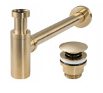 REA , із пробкою click-clack, brushed gold (REA-A8586) - купити в інтернет-магазині Техностар