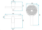REA Avalon black matt (REA-B1128) - купити в інтернет-магазині Техностар