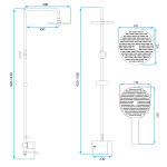 REA Avalon brushed gold (REA-P2400) - купити в інтернет-магазині Техностар