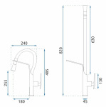 REA Castor чорний (REA-B6936) - купити в інтернет-магазині Техностар