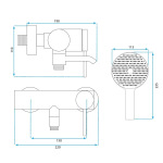 REA Clif brushed nickel (REA-B6874) - купити в інтернет-магазині Техностар