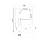 REA Colin brushed copper (REA-B5459) - купити в інтернет-магазині Техностар