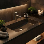 REA Foster низький, brushed nickel (REA-B6323) - купити в інтернет-магазині Техностар
