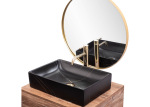REA Inga black marble mat (REA-U8006) - купити в інтернет-магазині Техностар
