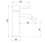 REA Lungo хром (REA-B0666) - купити в інтернет-магазині Техностар