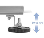 REA Neo Slim Pro 1000 мм, сифон, ніжки, матова сталь (REA-G5803) - купити в інтернет-магазині Техностар