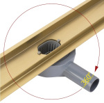 REA Neox Pro brushed gold 90 (REA-G2704) - купити в інтернет-магазині Техностар