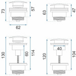 REA Old Black KLIK-KLAK універсальний (REA-A5218) - купити в інтернет-магазині Техностар