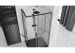 REA Punto 80x100 black безпечне скло, прозоре (REA-K4806) - купити в інтернет-магазині Техностар