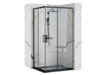 REA Punto 80x100 black безпечне скло, прозоре (REA-K4806) - купити в інтернет-магазині Техностар