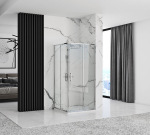 REA Punto 80x80 chrom безпечне скло, прозоре (REA-K0863) - купити в інтернет-магазині Техностар