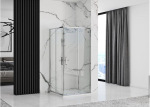 REA Punto 90x90 chrom безпечне скло, прозоре (REA-K0867) - купити в інтернет-магазині Техностар