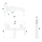 REA Spot brush cooper (REA-B2084) - купити в інтернет-магазині Техностар