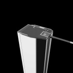 Radaway 32242-01-05NR Torrenta КDJ 100x80R (правая, хром/графит) - купити в інтернет-магазині Техностар