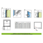 Radaway Arta Chrome+ DWS 120Rx2000 прозоре 386828-03-01R/386091 - купити в інтернет-магазині Техностар
