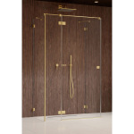 Radaway Essenza Pro Brushed Gold KDJ+S двері 1000Rx2000 прозоре 10097310-99-01R - купити в інтернет-магазині Техностар