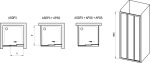 Ravak ASDP3-100 198 (Grape) White 00VA01R2ZG - купити в інтернет-магазині Техностар