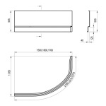 Ravak A ROSA II L 170 N CZ21200AN0 - купити в інтернет-магазині Техностар