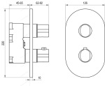Ravak CR II 063.00CR хром X070455 - купити в інтернет-магазині Техностар
