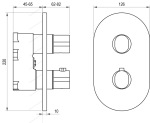 Ravak CR II 067.00CR під R-box Multi RB071.50, хром X070457 - купити в інтернет-магазині Техностар