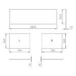 Ravak City Slim 80 R Сатиновое дерево X000001109 - купити в інтернет-магазині Техностар