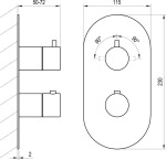 Ravak ES 063.00.O2 для R-box RB 07C.50, хром X070206 - купити в інтернет-магазині Техностар
