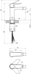 Ravak LF 056.20BL, чорний X070481 - купити в інтернет-магазині Техностар