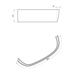 Ravak LOVE STORY II L  фронтальна A CZ75100A00 - купити в інтернет-магазині Техностар