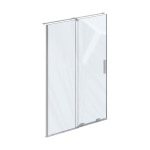 Ravak RODP 2-120 Полір.алюм. TRANSPARENT X08VG0C00Z1 - купити в інтернет-магазині Техностар