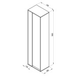 Ravak SB-  430 Step Білий/Дуб X000001419 - купити в інтернет-магазині Техностар