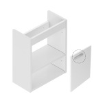 Ravak SD- 400 Chrome II  Тумба  Білий, ручка хром 152 мм X000000538 - купити в інтернет-магазині Техностар