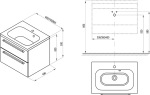 Ravak SD- 600 Chrome II Білий/Білий (знято з виробництва) X000000918 - купити в інтернет-магазині Техностар