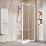 Ravak SRV 2-100 195 S (Transparent) White Душевой уголок 14VA01O2Z1 - купити в інтернет-магазині Техностар